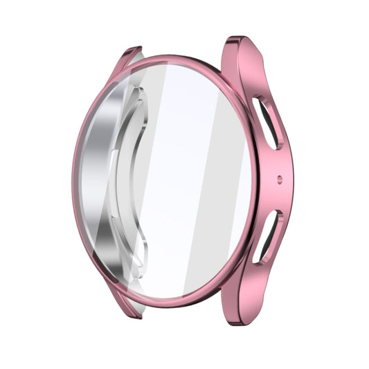 For Samsung Galaxy Watch FE 40mm Full Coverage Electroplated TPU Watch Protective Case(Pink) - Watch Cases by buy2fix | Online Shopping UK | buy2fix