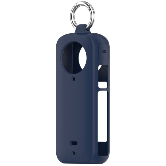 For Insta360 X3 Portable Silicone Protective Case(Midnight Blue) by buy2fix