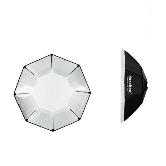 Godox Octagon Softbox Flash Speedlite Studio Photo Light Soft Box with Bowens Mount, Size:120cm