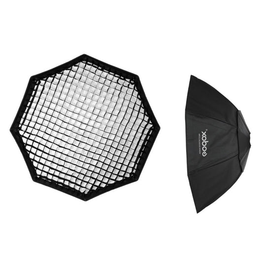 Godox Octagon Honeycomb Grid Softbox with Bowens Mount, Size:140cm