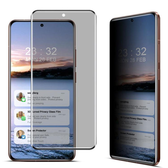 For Realme GT7 Pro 5G imak 3D Curved HD Full Screen Anti-spy Tempered Glass Protective Film