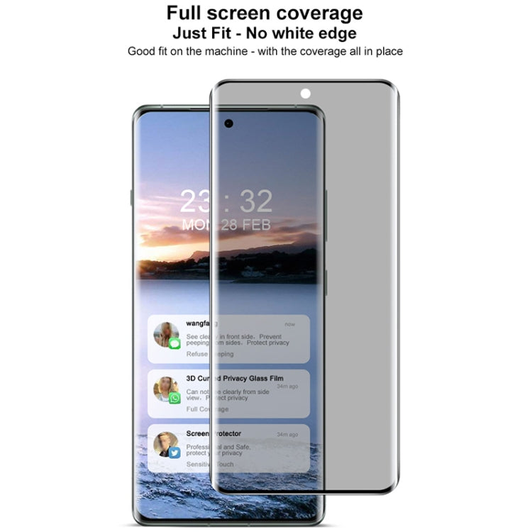 For Realme GT 6 5G Global imak 3D Curved HD Full Screen Anti-spy Tempered Glass Protective Film - Realme Tempered Glass by imak | Online Shopping UK | buy2fix