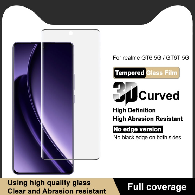 For Realme GT 6 5G Global imak 3D Curved Full Screen Tempered Glass Film - Realme Tempered Glass by imak | Online Shopping UK | buy2fix