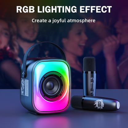 ONIKUMA L7 5W Karaoke Bluetooth Speaker with 2 Microphones(Black) - Desktop Speaker by ONIKUMA | Online Shopping UK | buy2fix