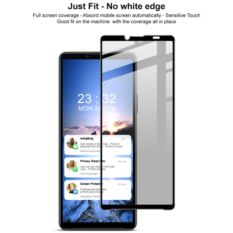 For Sony Xperia 10 VI imak HD Full Screen Privacy Tempered Glass Protective Film - Sony Tempered Glass by imak | Online Shopping UK | buy2fix