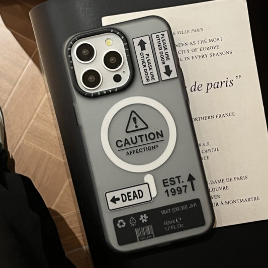 For iPhone 11 Double-Layer Frosted IMD MagSafe Phone Case(Arrow Label) by buy2fix