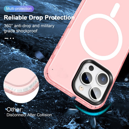 For iPhone 15 Pro Max Skin Feel Airbag Shockproof MagSafe Phone Case(Pink) - iPhone 15 Pro Max Cases by buy2fix | Online Shopping UK | buy2fix