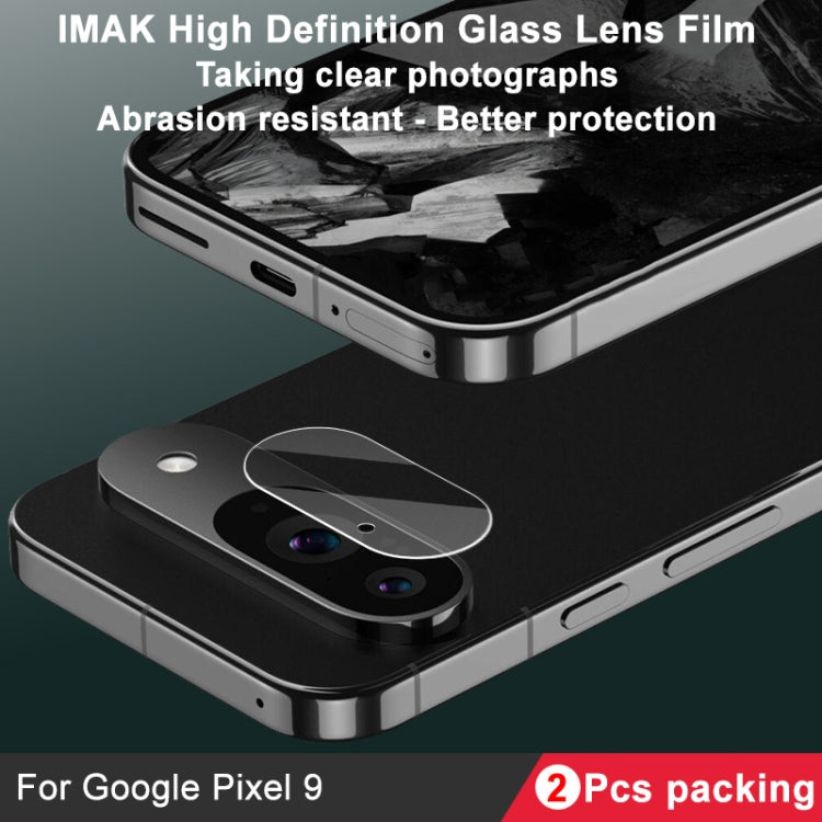 For Google Pixel 9 2pcs/Set imak HD Glass Lens Film, Scaled Down Version - Other by imak | Online Shopping UK | buy2fix