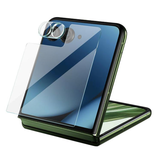 For Motorola Razr 50 Ultra 1 Sets imak Integrated Lens Film + Glass Rear Screen Sticker by imak