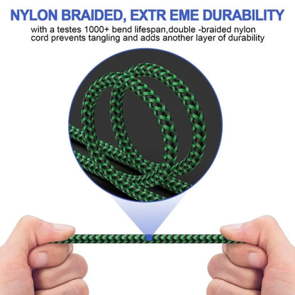 USB-A to Dual 3.5mm Separate Style Audio Adapter Cable, Length:0.5m(Green) - Video & Audio Cable by buy2fix | Online Shopping UK | buy2fix