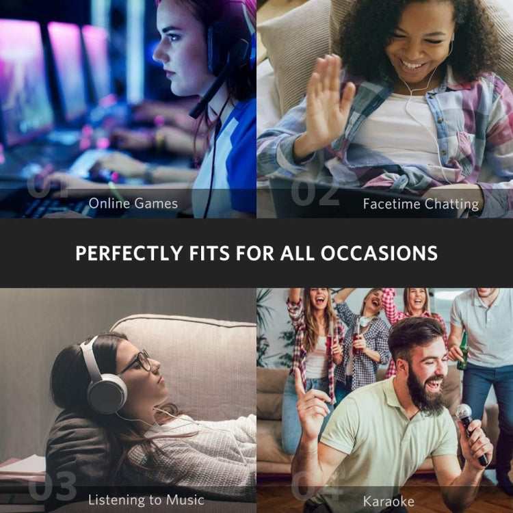 USB-A to Dual 3.5mm Integrated Style Audio Adapter Cable, Length:1m(Green) - Video & Audio Cable by buy2fix | Online Shopping UK | buy2fix