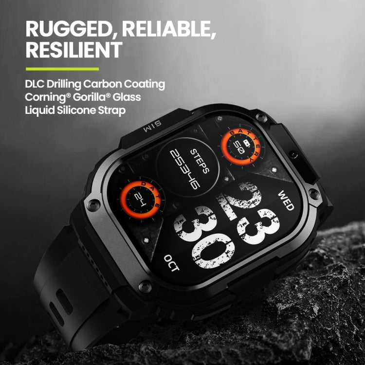 Zeblaze Thor SQ 2.13 inch Screen Smart Watch, 4G Network Android 8.1 2GB+16GB(Black) - Android Watch by Zeblaze | Online Shopping UK | buy2fix