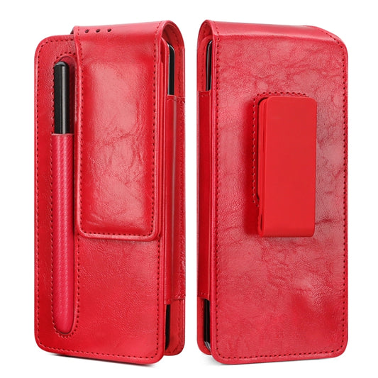 For Samsung Galaxy Z Fold 3 / 4 / 5 / 6 VIETAO Retro Thinking Series PU Shockproof Phone Bag, Without Pen(Red) - Galaxy Z Fold5 Cases by VIETAO | Online Shopping UK | buy2fix