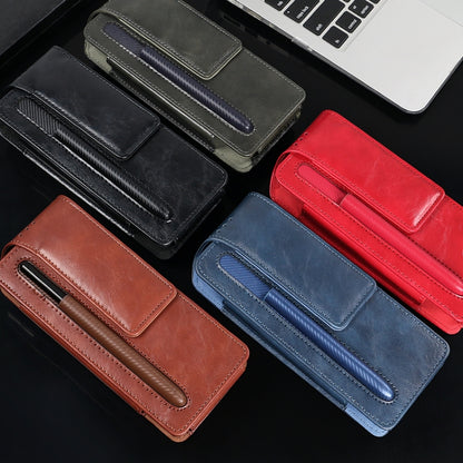 For Samsung Galaxy Z Fold 3 / 4 / 5 / 6 VIETAO Retro Thinking Series PU Shockproof Phone Bag, Without Pen(Green) - Galaxy Z Fold5 Cases by VIETAO | Online Shopping UK | buy2fix