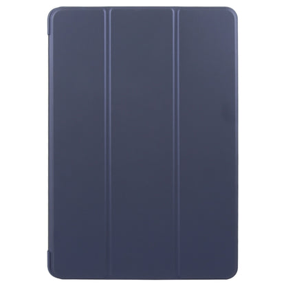 For Huawei MatePad 11.5 S GEBEI 3-folding Holder Shockproof Flip Leather Tablet Case(Dark Blue) - Huawei by GEBEI | Online Shopping UK | buy2fix