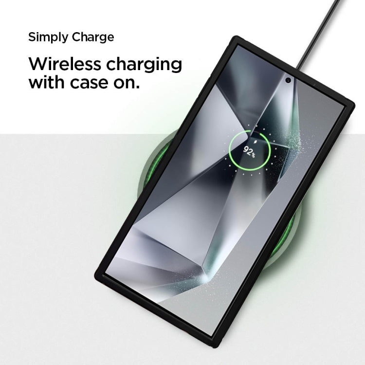 For Samsung Galaxy S25 Ultra 5G Acrylic+TPU Transparent Shockproof Phone Case(Black) by buy2fix