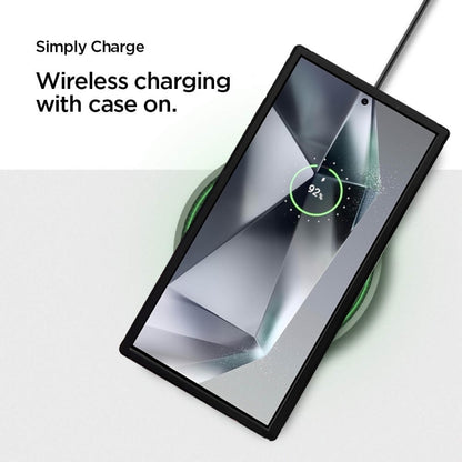 For Samsung Galaxy S25 Ultra 5G Acrylic+TPU Transparent Shockproof Phone Case(Black) by buy2fix