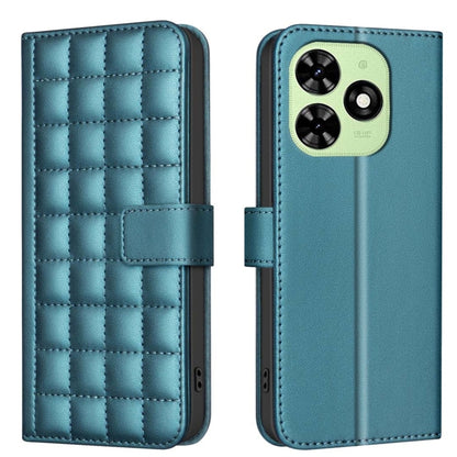 For Tecno Spark Go 2024 / 20C / Pop 8 Square Texture Leather Phone Case(Green) by buy2fix