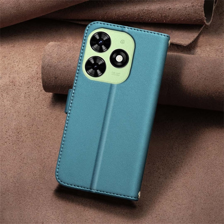 For Tecno Spark Go 2024 / 20C / Pop 8 Square Texture Leather Phone Case(Green) by buy2fix