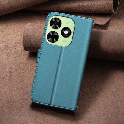 For Tecno Spark Go 2024 / 20C / Pop 8 Square Texture Leather Phone Case(Green) by buy2fix