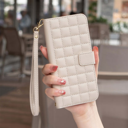 For Tecno Spark Go 2024 / 20C / Pop 8 Square Texture Leather Phone Case(Beige) by buy2fix