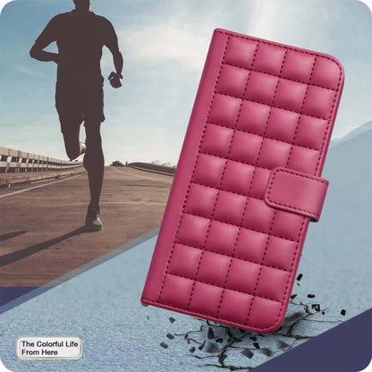 For Tecno Spark Go 2024 / 20C / Pop 8 Square Texture Leather Phone Case(Red) by buy2fix