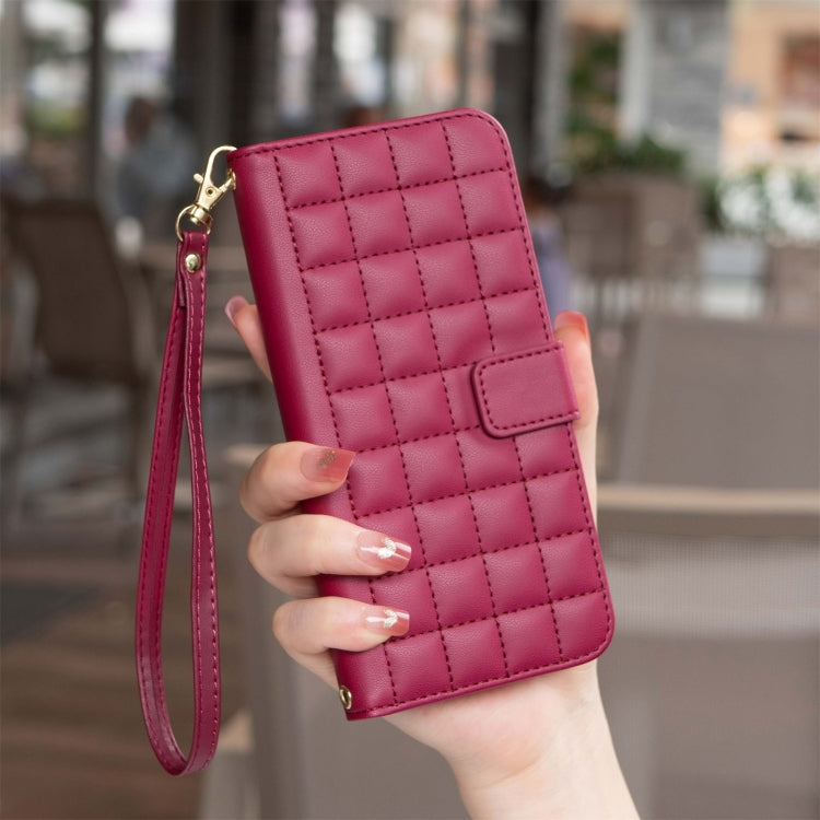 For Tecno Spark Go 2024 / 20C / Pop 8 Square Texture Leather Phone Case(Red) by buy2fix