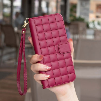 For Tecno Spark Go 2024 / 20C / Pop 8 Square Texture Leather Phone Case(Red) by buy2fix