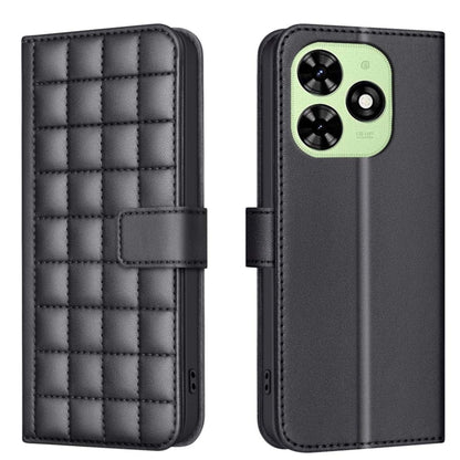 For Tecno Spark Go 2024 / 20C / Pop 8 Square Texture Leather Phone Case(Black) by buy2fix