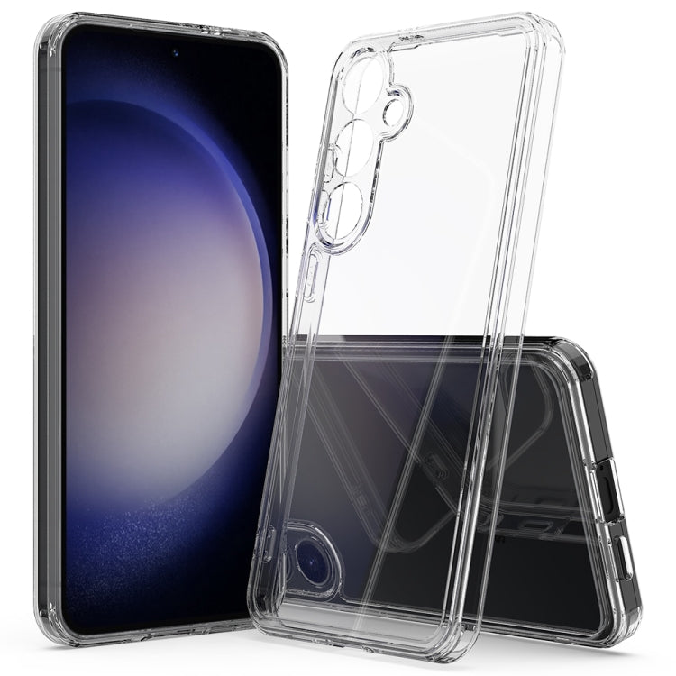 For Samsung Galaxy S25+ 5G Scratchproof Acrylic TPU Phone Case(Transparent) by buy2fix