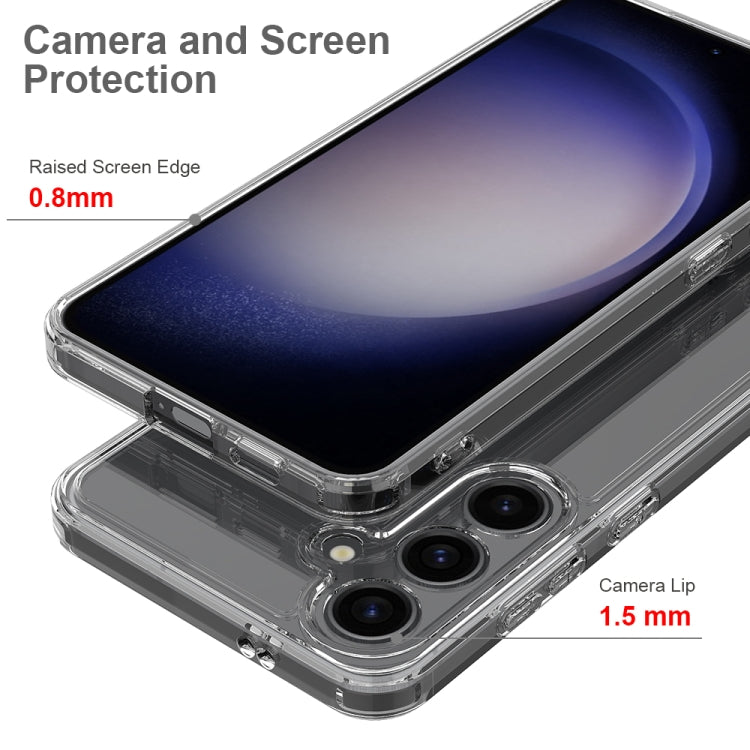 For Samsung Galaxy S25+ 5G Scratchproof Acrylic TPU Phone Case(Transparent) by buy2fix
