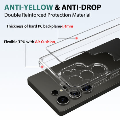 For Samsung Galaxy S25 Ultra 5G Scratchproof Acrylic TPU Phone Case(Transparent) by buy2fix