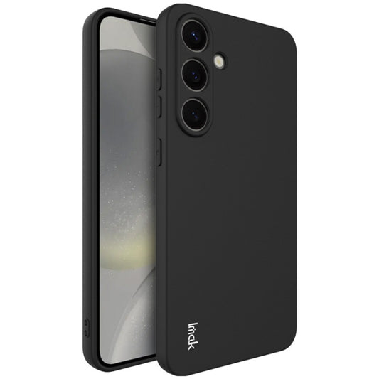 For Samsung Galaxy S25+ 5G imak UC-3 Series Shockproof Frosted TPU Phone Case(Black) by imak