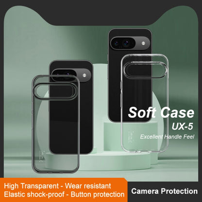 For Google Pixel 9 IMAK UX-5 Series Transparent Shockproof TPU Protective Phone Case(Transparent) - Google Cases by imak | Online Shopping UK | buy2fix