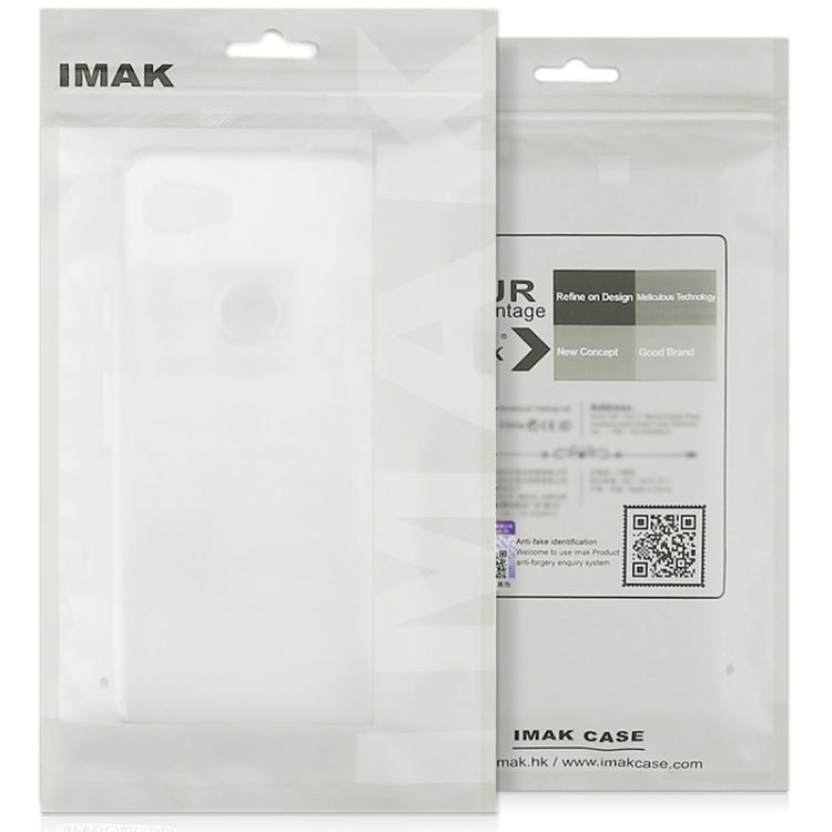 For Google Pixel 9 IMAK UX-5 Series Transparent Shockproof TPU Protective Phone Case(Transparent  Black) - Google Cases by imak | Online Shopping UK | buy2fix