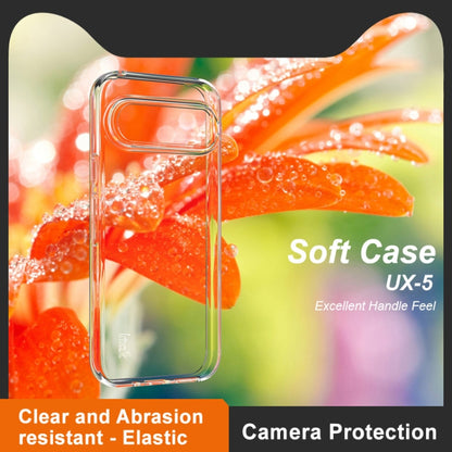 For Google Pixel 9 Pro IMAK UX-5 Series Transparent Shockproof TPU Protective Phone Case(Transparent) - Google Cases by imak | Online Shopping UK | buy2fix