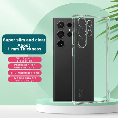 For Samsung Galaxy S25 Ultra 5G imak UX-5 Series Super Slim Transparent Shockproof TPU Protective Case(Transparent) by imak