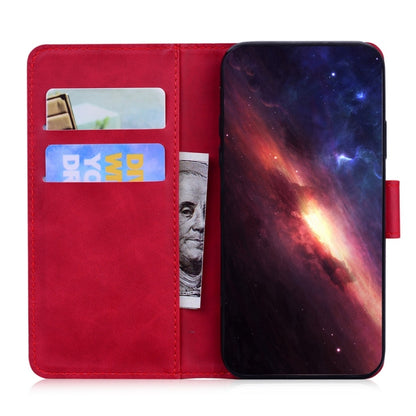 For Samsung Galaxy S25 5G Skin Feel Pure Color Flip Leather Phone Case(Red) by buy2fix