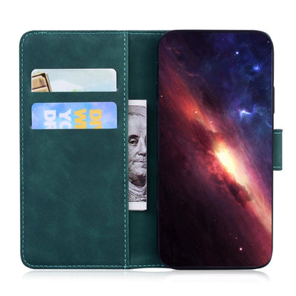 For Samsung Galaxy S25 Ultra 5G Skin Feel Pure Color Flip Leather Phone Case(Green) by buy2fix