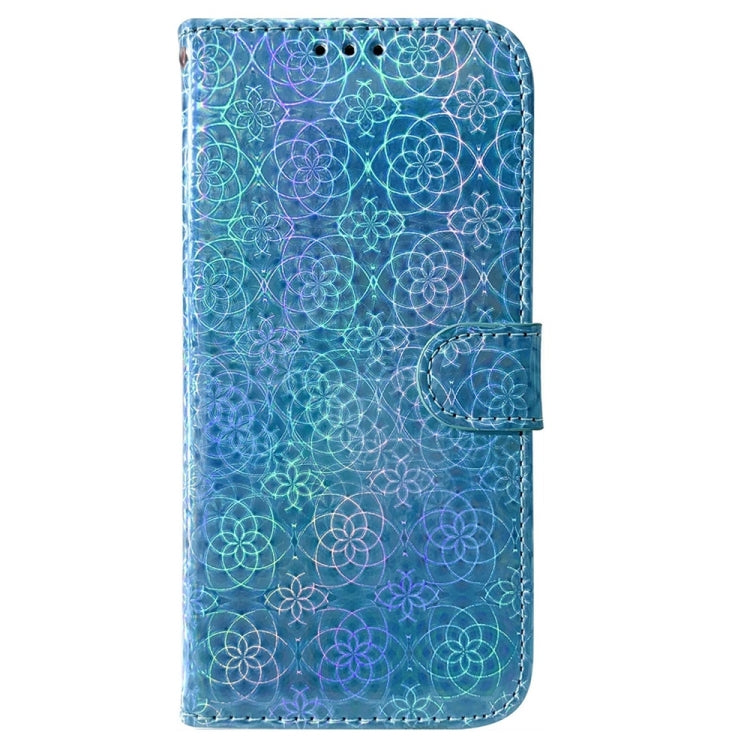 For Samsung Galaxy S25 5G Colorful Magnetic Buckle Leather Phone Case(Blue) by buy2fix
