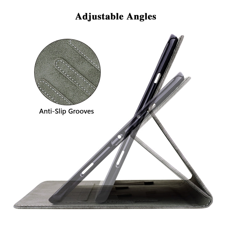 For Huawei MatePad SE 11 2024 Tiger Pattern Flip Leather Tablet Case(Grey) by buy2fix