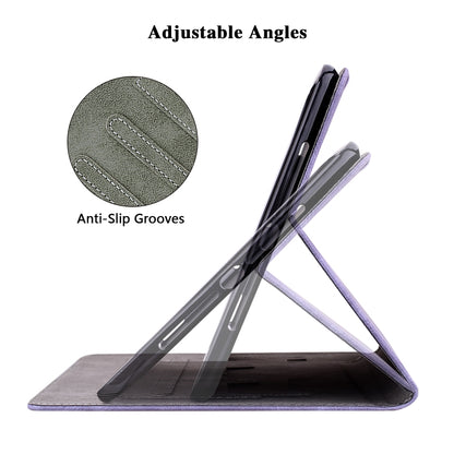 For Huawei MatePad SE 11 2024 Tiger Pattern Flip Leather Tablet Case(Purple) by buy2fix