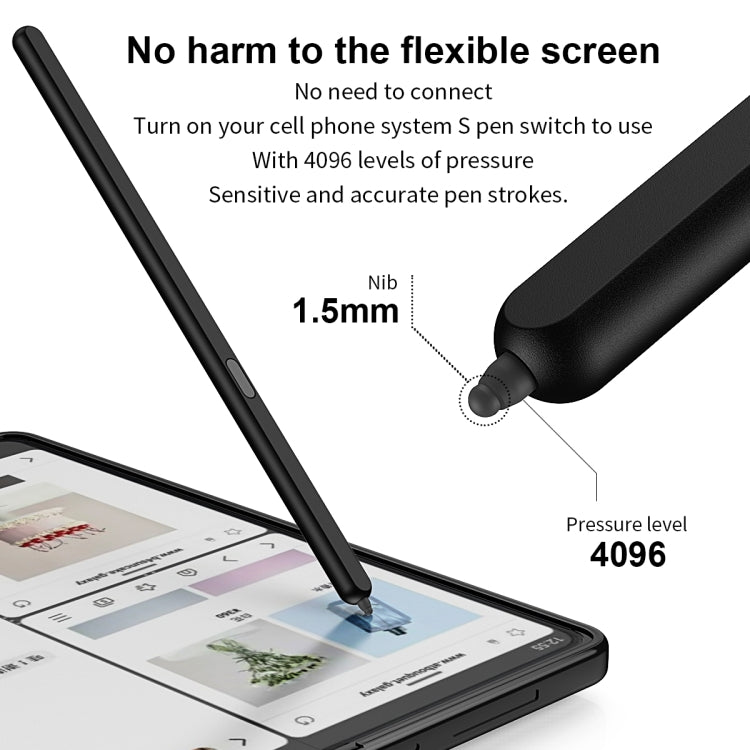 For Samsung Galaxy Z Fold5 Special Electromagnetic Stylus Pen(Black) - Stylus Pen by buy2fix | Online Shopping UK | buy2fix