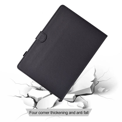 For iPad Pro 11 2022 / 2022 Solid Color Fiber Texture Smart Tablet Leather Case(Black) - iPad Pro 11 (2022/2021) Cases by buy2fix | Online Shopping UK | buy2fix