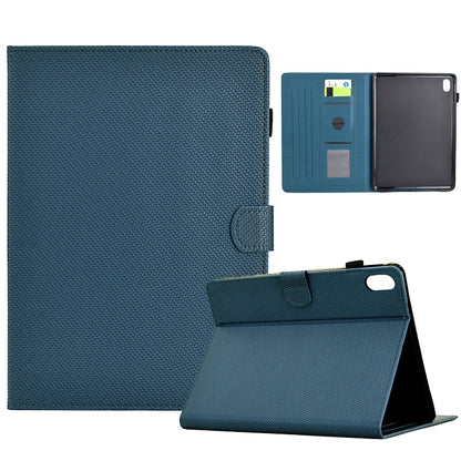 For iPad 2025 / 2022 Solid Color Fiber Texture Smart Tablet Leather Case(Royal Blue) - iPad 2025 / 2022 Cases by buy2fix | Online Shopping UK | buy2fix