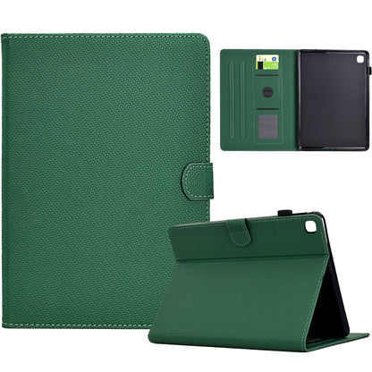 For iPad 10.2 2020 / 2019 Solid Color Fiber Texture Smart Tablet Leather Case(Green) - iPad 10.2 Cases by buy2fix | Online Shopping UK | buy2fix