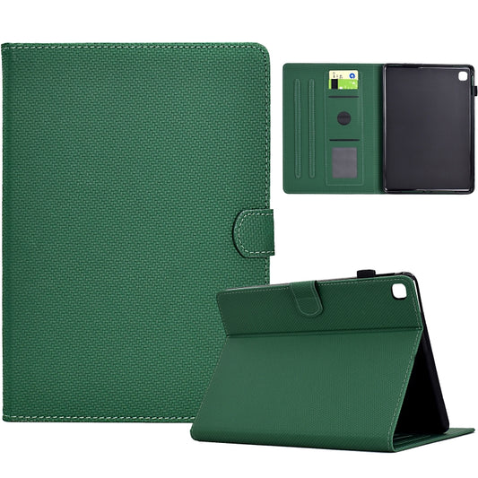 For iPad 10.2 2020 / 2019 Solid Color Fiber Texture Smart Tablet Leather Case(Green) - iPad 10.2 Cases by buy2fix | Online Shopping UK | buy2fix