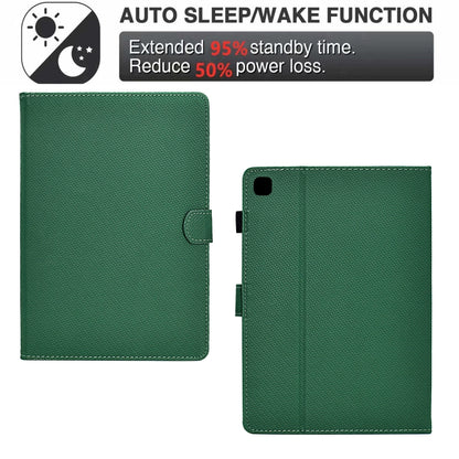 For iPad 10.2 2020 / 2019 Solid Color Fiber Texture Smart Tablet Leather Case(Green) - iPad 10.2 Cases by buy2fix | Online Shopping UK | buy2fix