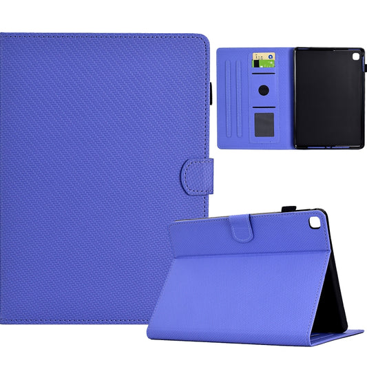 For iPad 10.2 2020 / 2019 Solid Color Fiber Texture Smart Tablet Leather Case(Purple) - iPad 10.2 Cases by buy2fix | Online Shopping UK | buy2fix
