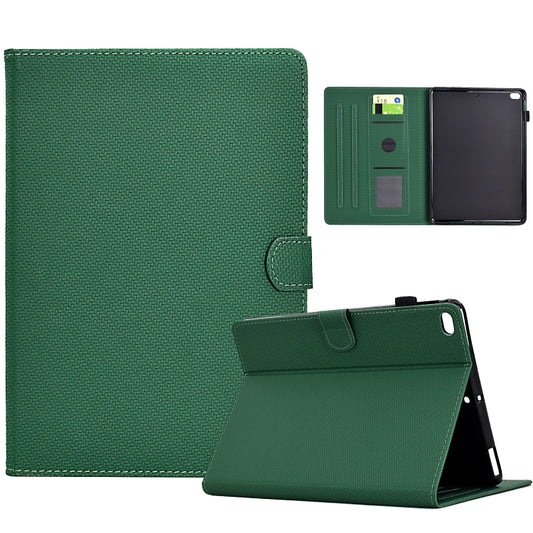 For iPad Air 10.5 2019 Solid Color Fiber Texture Smart Tablet Leather Case(Green) - iPad Air (2019) Cases by buy2fix | Online Shopping UK | buy2fix